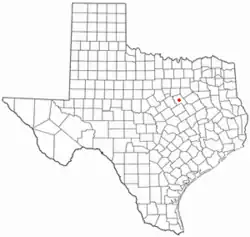 Location of Hillsboro, Texas