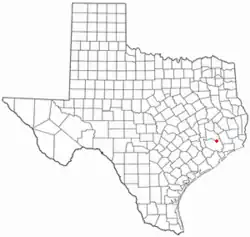 Location in the state of Texas