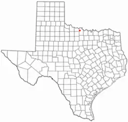 Location of Jolly, Texas