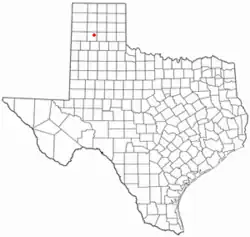 Location of Lake Tanglewood, Texas