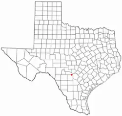 Location of Lakehills, Texas
