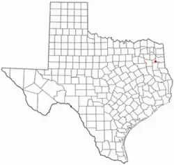 Location of Lakeport, Texas
