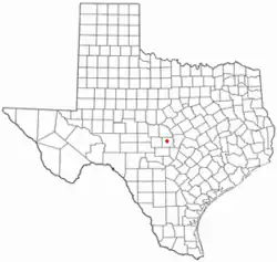 Location of Llano, Texas