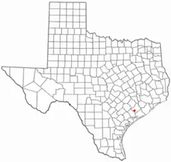 Location of Louise, Texas