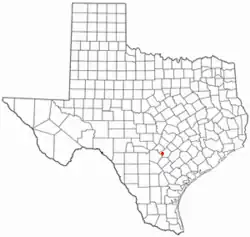 Location of Marion, Texas