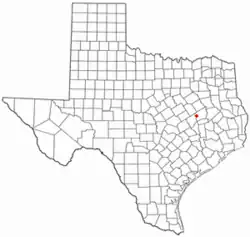 Location of Marquez, Texas