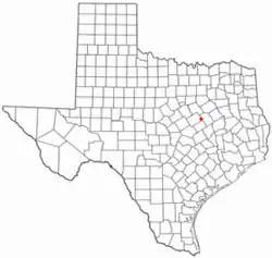 Location of Mart, Texas