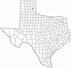 Location of McLean, Texas
