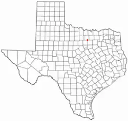 Location of New Fairview, Texas