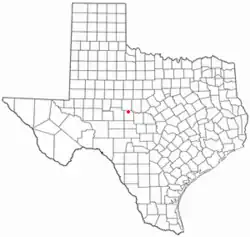 Location of Paint Rock, Texas