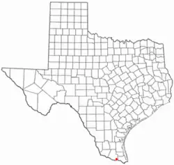 Location of Progreso, Texas