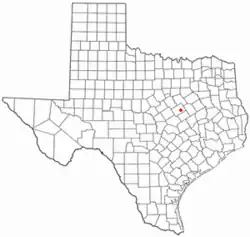 Location of Robinson, Texas