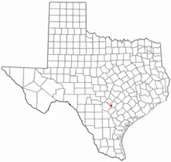 Location of Santa Clara, Texas