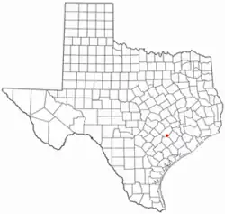 Location of Schulenburg, Texas