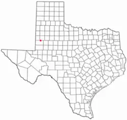 Location of Seagraves, Texas