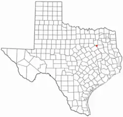 Location of Seven Points, Texas