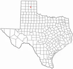 Location of Skellytown, Texas