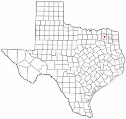 Location of Sulphur Springs, Texas