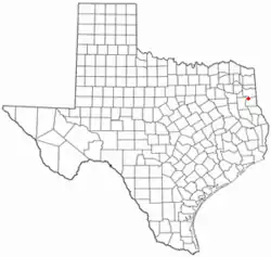 Location of Tatum, Texas