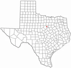 Location of Tolar, Texas