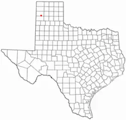 Location of Vega, Texas