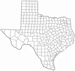 Location of Vernon, Texas