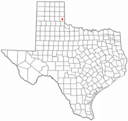 Location of Wellington, Texas