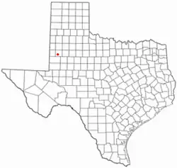 Location of Wellman, Texas