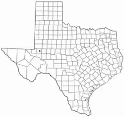 Location of West Odessa, Texas