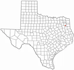 Location of White Oak, Texas