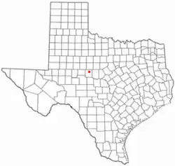 Location of Winters, Texas