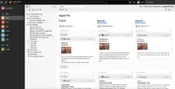 Screenshot of the back end of TYPO3 10.4.21