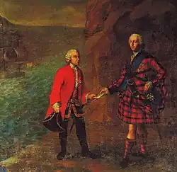 Tableau containing Walsh and Charles Stuart