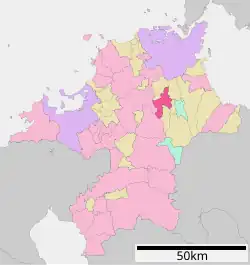 Location of Tagawa