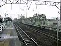 View of station platforms