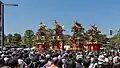 Presentation of floats during Sannō Matsuri