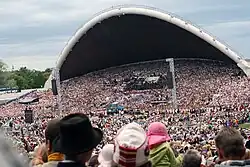 Image 35A moment before the opening of the 25th Estonian Song Festival (2009) at the Tallinn Song Festival grounds. (from Culture of Estonia)