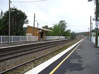 Tallong Railway Station, which opened in 1869