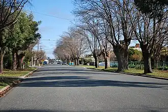 Victoria Street, the main street of Tallygaroopna