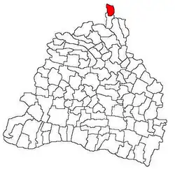 Location in Dolj County