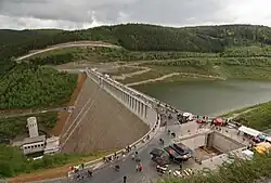 Leibis-Lichte Dam, 102.5 m high (336&nbsp;ft)