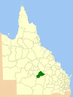 Location within Queensland
