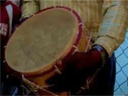Bomba, a drum used in the musical genre of the same name.