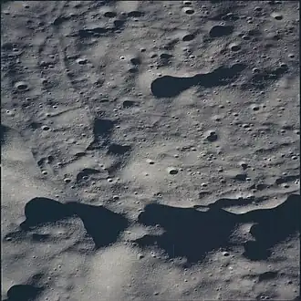 Oblique view facing east from Apollo 14