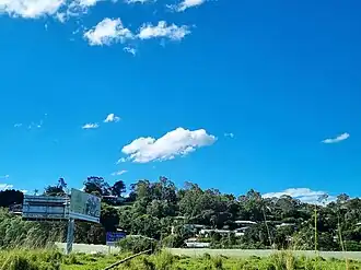 View of the northern spur of Tanah Merah hill, 2025