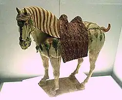 Sancai horse, Tang dynasty, c. 700 AD