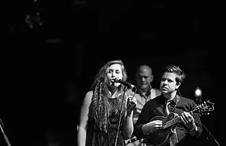 Gallagher performing with Big Virginia Sky