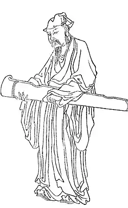 From the book Wan hsiao tang-Chu chuang -Hua chuan (晩笑堂竹荘畫傳), published in 1921 (民国十年).