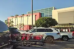 Target store located at Westminster Mall, California, pictured in late November 2025.