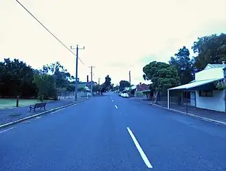 Commercial Road, the main street of Tarnagulla in 2022